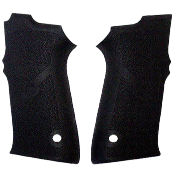 Hogue S and W 5900 Series Rubber Grip Panels Black