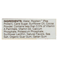 Ripple Foods Ripple Aseptic Chocolate Plant Based With Pea Protein  - Case Of 4 - 4/8 Fz