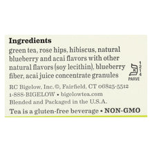 Bigelow Tea Green Tea With Blueberry - Case Of 6 - 20 Bag