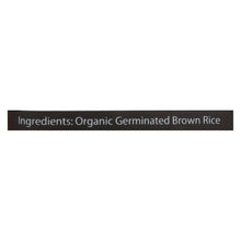 Truroots Organic Germinated Brown Rice - Whole Grain - Case Of 6 - 14 Oz.