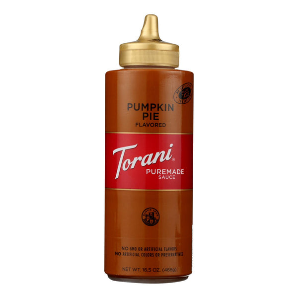 Torani - Sauce Puremade Pumpkin Spice - Case Of 4-16.5 Oz