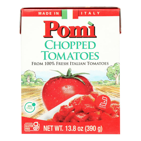 Pomi Tomatoes - Tomatoes Chopped - Case Of 12-13.8 Oz