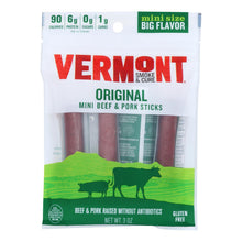 Vermont Smoke And Cure Beef & Pork Stick - Cracked Pepper - Case Of 8 - 6/.5 Oz