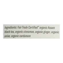 Numi Golden Chai Spiced Assam Black Tea - 18 Tea Bags - Case Of 6
