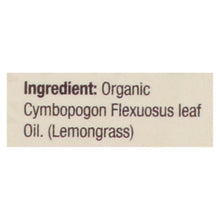 Nature's Answer - Organic Essential Oil - Lemongrass - 0.5 Oz.