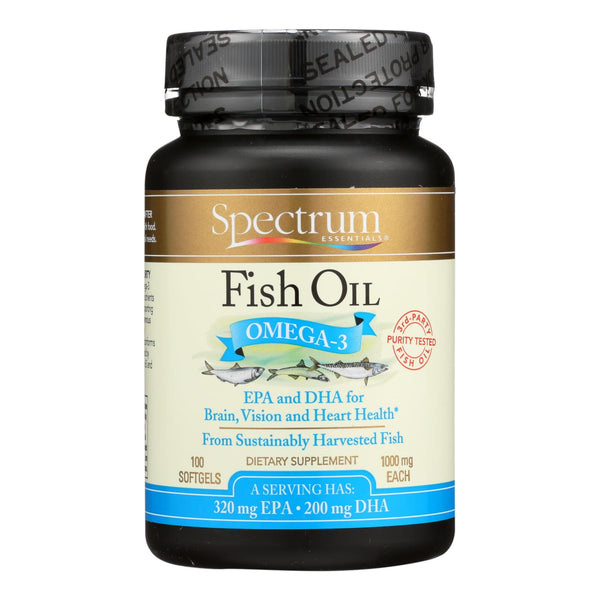 Spectrum Essentials Omega-3 Fish Oil Dietary Supplement  - 1 Each - 100 Cap