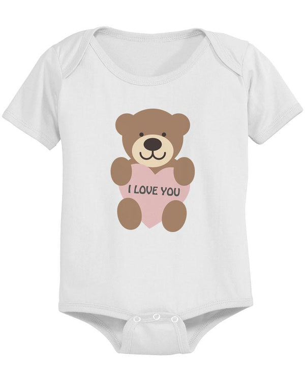 I Love You Baby Bear Cute Infant Bodysuit Great Gift Idea for Holiday