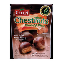 Gefen Whole Chestnuts - Low Fat - Case Of 12 - 5.2 Oz.
