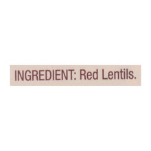 Bob's Red Mill - Beans Red Lentils - Case Of 4-27 Oz