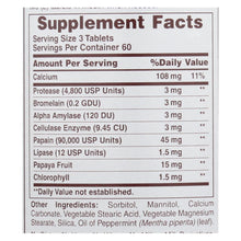 American Health - Super Papaya Enzyme Plus Chewable - 180 Chewable Tablets