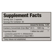 Kyolic - Cran Logic Cran-max Cranberry Extract Plus Probiotics - 60 Capsules