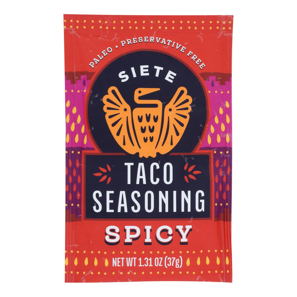 Siete - Seasoning Spicy Taco - Case Of 12-1.31 Oz