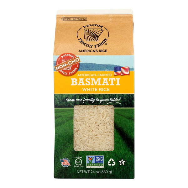 Ralston Family Farms - Rice Basmati White - Case Of 6-24 Oz