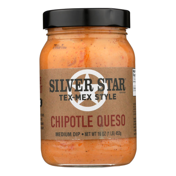 Silver Star - Salsa Chipolte Queso Dip - Case Of 6 - 16 Oz