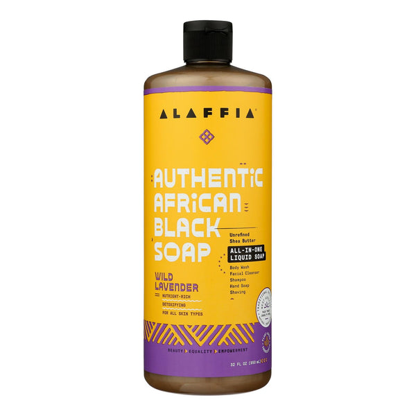 Alaffia - Soap Wild Lavender Afrcn Black - 1 Each-32 Fz