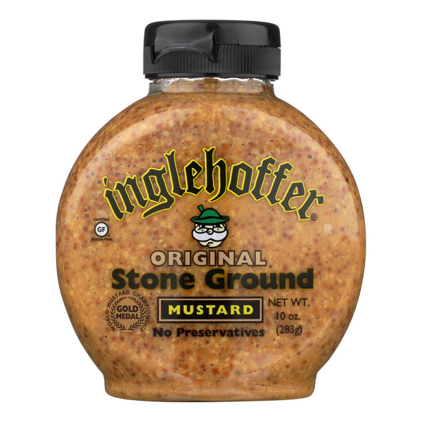 Inglehoffer - Mustard - Original Stone Ground - Case Of 6 - 10 Oz.