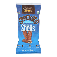 Unique Pretzels - Sprouted Shells - Original Sea Salt - Case Of 12 - 8 Oz.