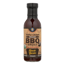 Triple Crown Bbq - Bbq Sauce Blck Garlic - Case Of 6 - 14 Fz