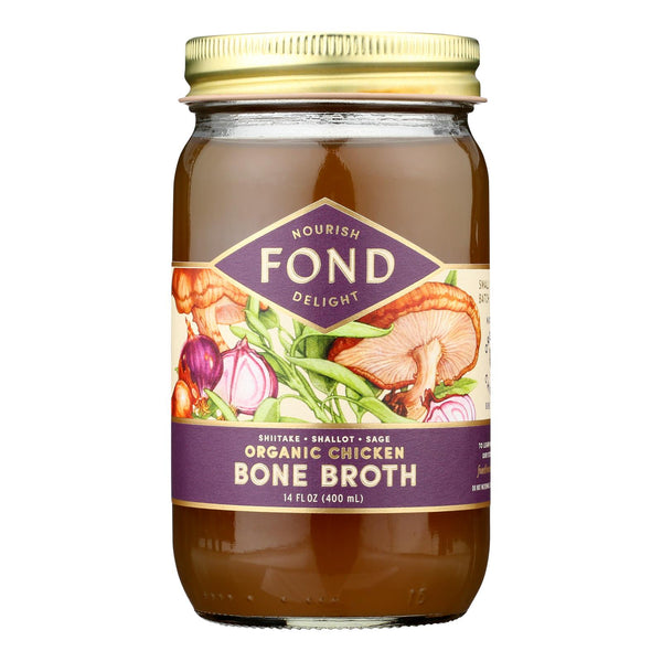 Fond Bone Broth - Bne Brth Yth Tnic Sht - Case Of 4-14 Fz