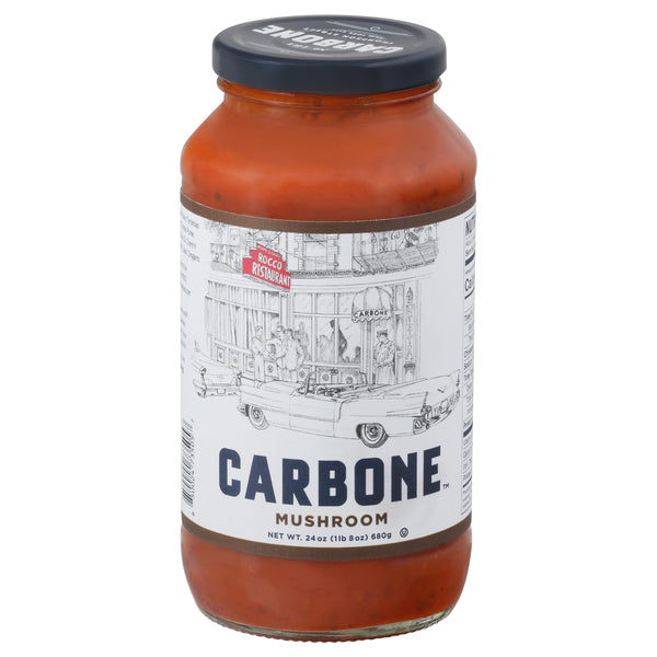 Carbone - Sauce Mushroom Marinara - Case Of 6-24 Oz