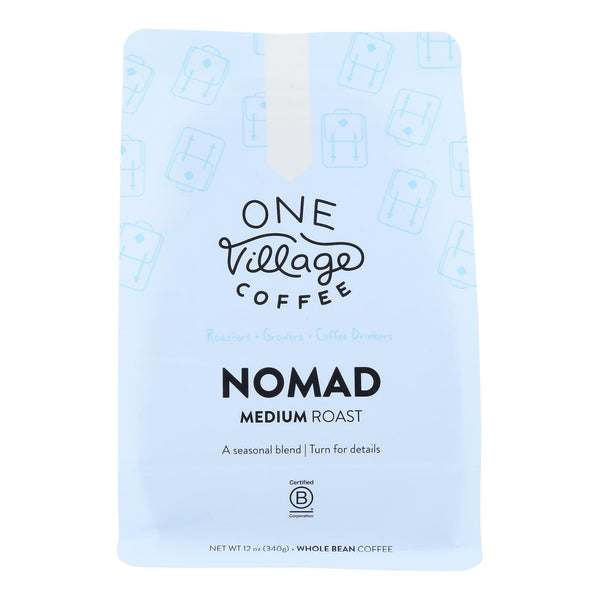 One Village Coffee - Coffee Nomad Medium Whole Bean - Case Of 6-12 Oz