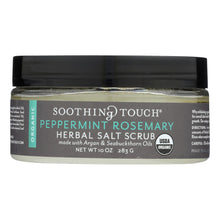 Soothing Touch Scrub - Organic - Salt - Herbal - Peppermint Rosemary - 10 Oz