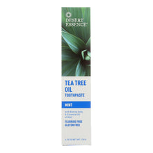 Desert Essence - Natural Tea Tree Oil Toothpaste Mint - 6.25 Oz