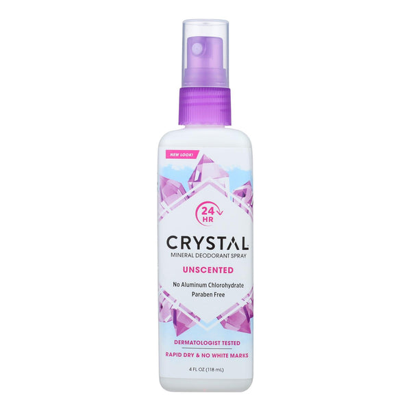 Crystal Body Deodorant Spray - 4 Fl Oz