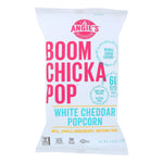Angie's Kettle Corn Boom Chicka Pop White Cheddar Popcorn - Case Of 12 - 4.5 Oz.