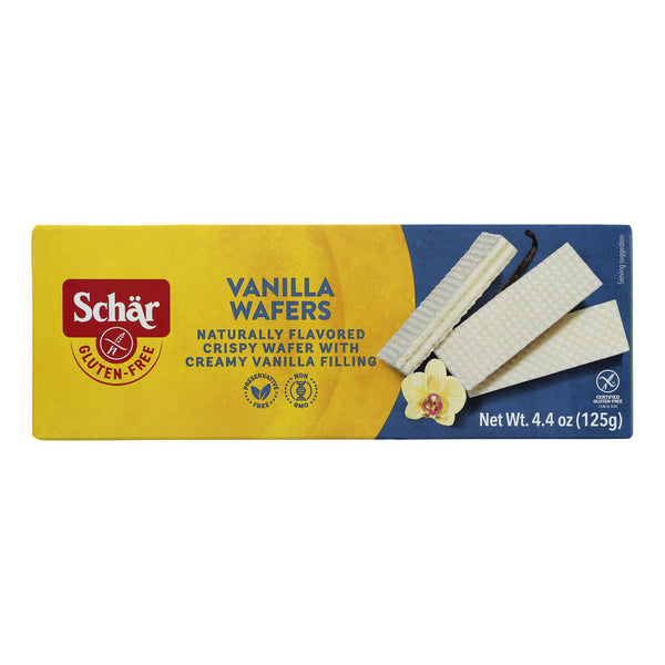 Schar Vanilla Wafers Gluten Free - Case Of 12 - 4.4 Oz.