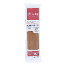 Delallo - Organic Whole Wheat Capellini Pasta - Case Of 16 - 1 Lb.