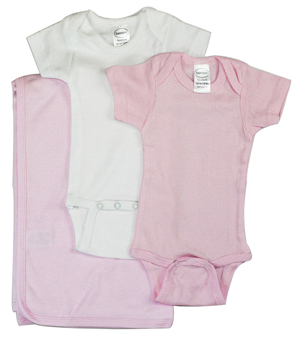 Newborn  Color:white/pink