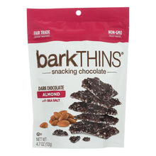 Bark Thins Bark Thins Dark Chocolate - Almond With Sea Salt - Case Of 12 - 4.7 Oz.