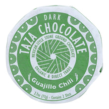 Taza Chocolate Organic Chocolate Mexicano Discs - 50 Percent Dark Chocolate - Guajillo Chili - 2.7 Oz - Case Of 12