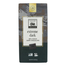 Endangered Species Natural Chocolate Bars - Dark Chocolate - 88 Percent Cocoa - 3 Oz Bars - Case Of 12