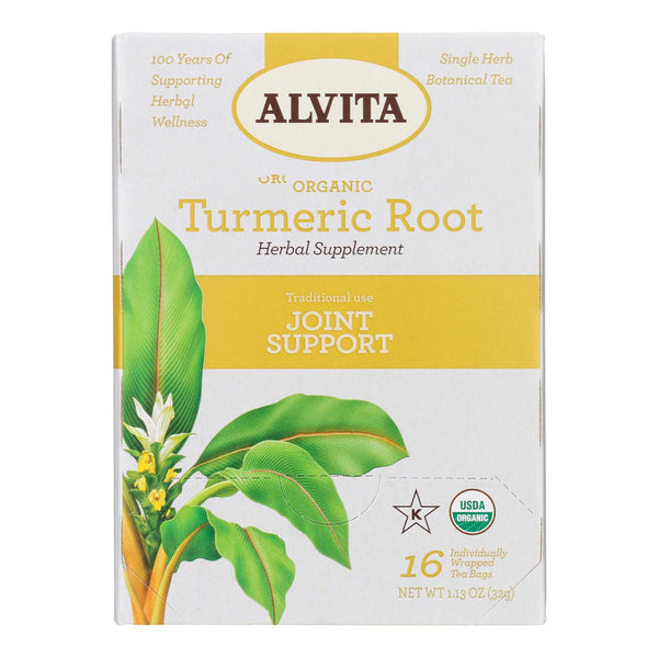 Alvita - Tea Organic 1 Herbal Turmeric - 1 Each-16 Bag