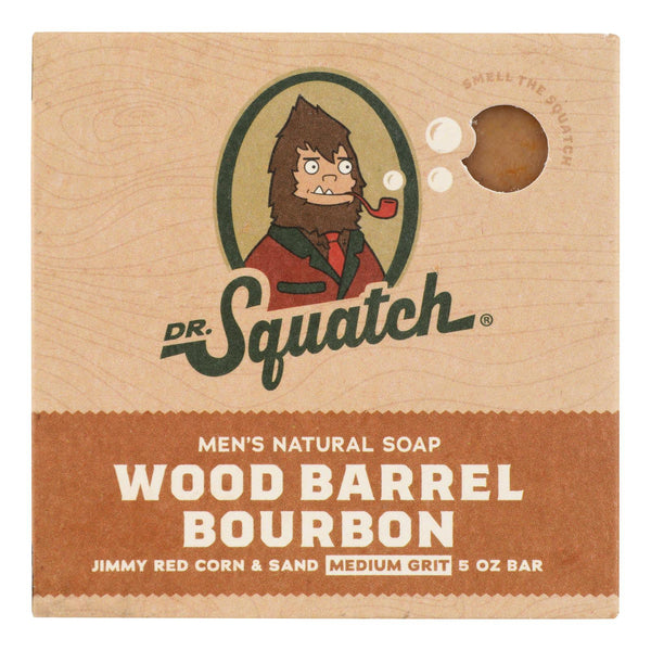 Doctor Squatch - Bar Soap Men Wood Barrel Bourbon - 1 Each-5 Ounces