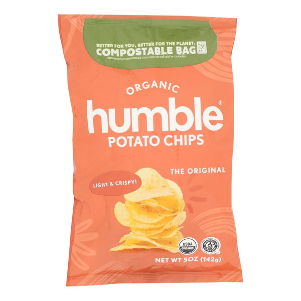 Humble Potato Chips - Chips Potato Original - Case Of 12-5 Oz