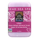 One With Nature Triple Milled Soap Bar - Lilac - 7 Oz
