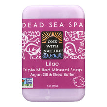 One With Nature Triple Milled Soap Bar - Lilac - 7 Oz