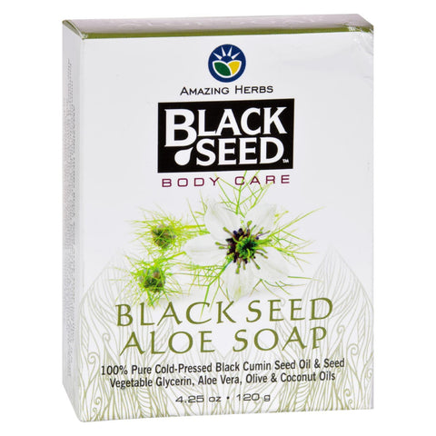 Black Seed Bar Soap - Aloe - 4.25 Oz