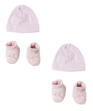 Preemie Cap And Bootie - 4 Pc Set