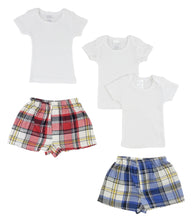 Infant T-shirts And Boxer Shorts