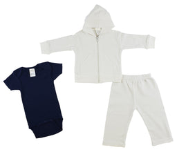 Infant Sweatshirt, Onezie And Pants - 3 Pc Set