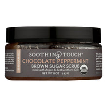 Soothing Touch Scrub - Organic - Sugar - Chocolate Peppermint Brown Sugar - 8 Oz