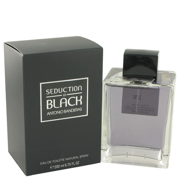 Seduction In Black by Antonio Banderas Eau De Toilette Spray for Men