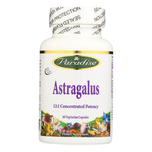 Paradise Herbs Astragalus - 60 Vegetarian Capsules