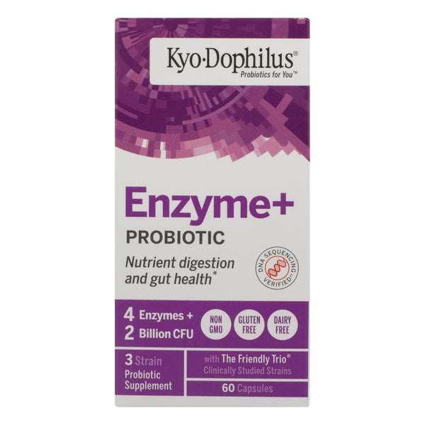 Kyolic - Kyo-dophilus With Enzymes Digestion - 60 Capsules