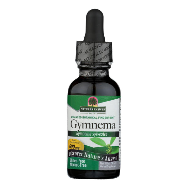 Nature's Answer - Gymnema Leaf Alcohol Free - 1 Fl Oz