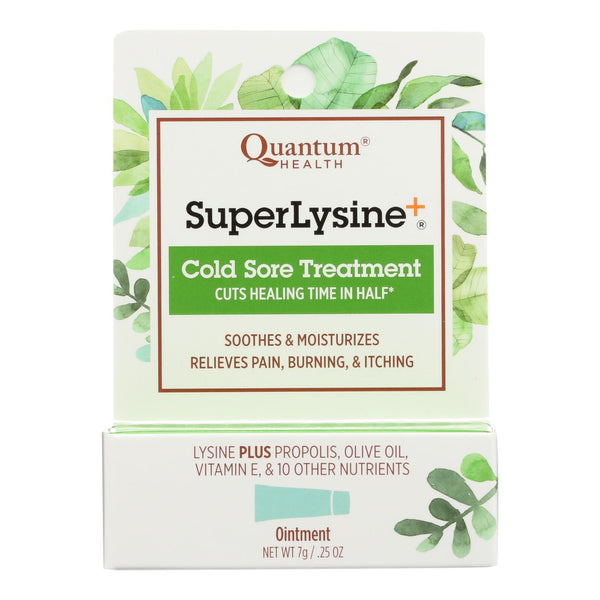 Quantum Super Lysine Plus Cold Sore Treatment - 0.25 Oz